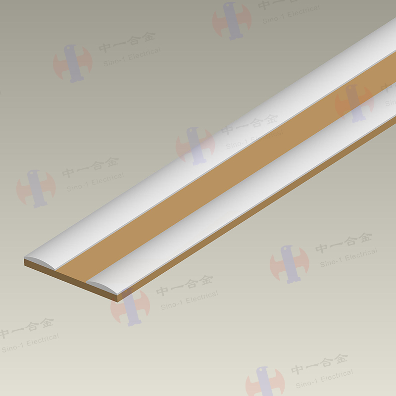 Brass-Copper Clad Metals Configuration